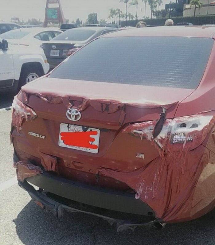 6.发现像这样,可能要去保险检查一下,汽车融化有没有保险?