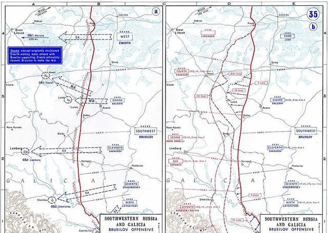 沙皇俄國最後的輝煌1916年布魯西洛夫攻勢60萬大軍橫掃德奧