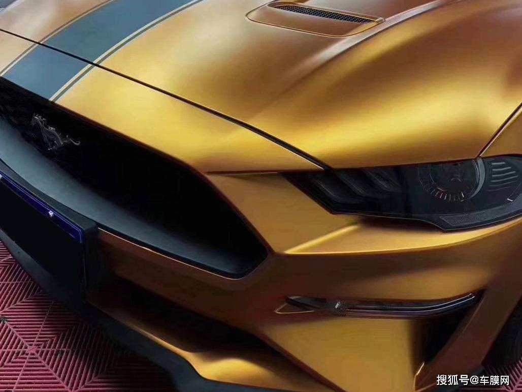 福特野马 贵族尊享·电光金属铜改色膜效果图