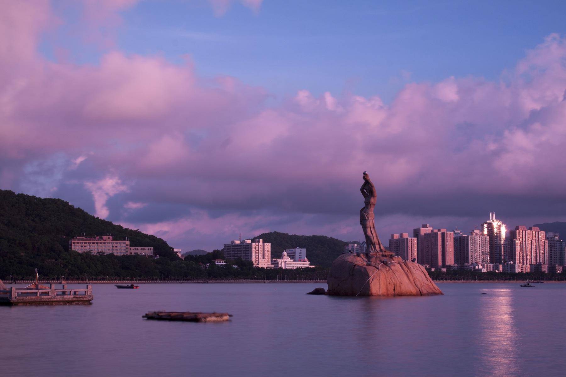 珠海渔女壁纸图片