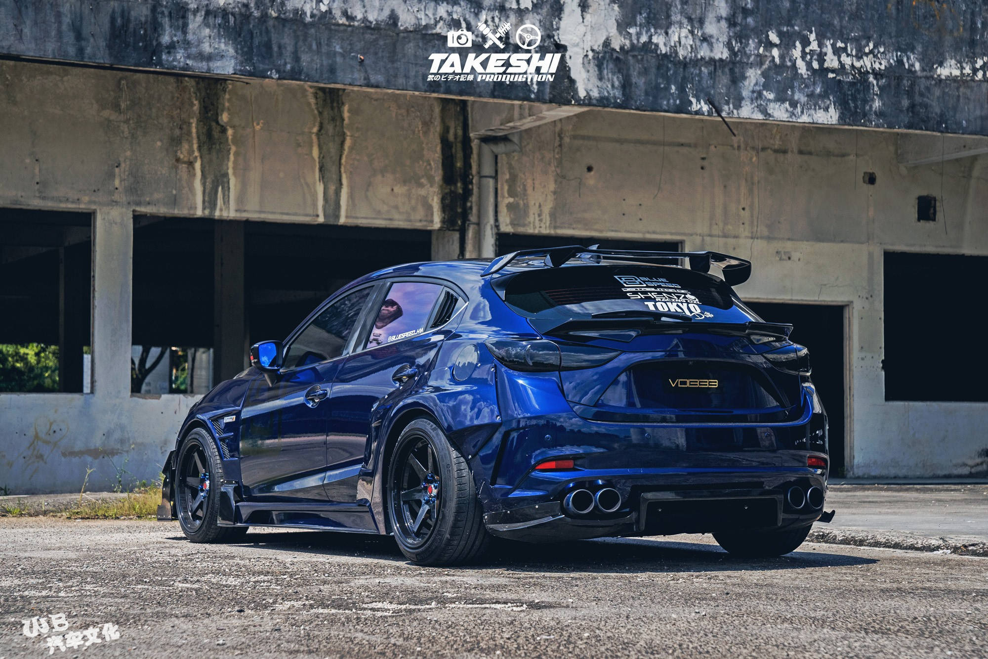 这台 马自达3 hatchback 算爆改吗?