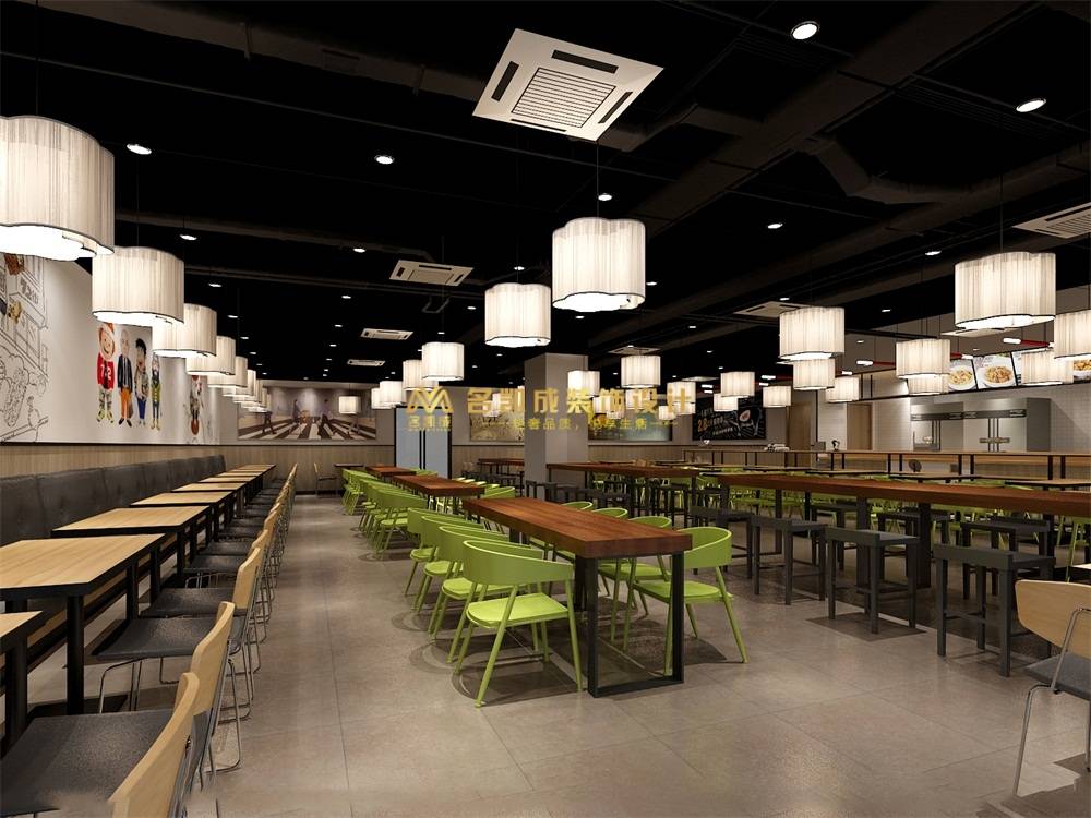 72街快餐连锁店#店面设计 #装修设计 #餐饮品牌设计