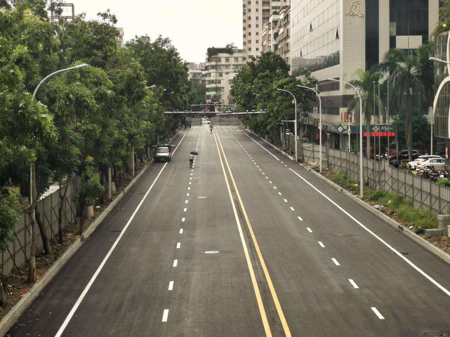 衡山路(金砂路～珠池路)路段车行道8月5日晚8点试通车