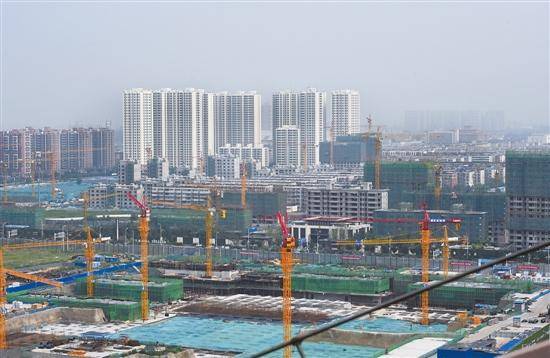 唐山市火车站西片区建设热火朝天