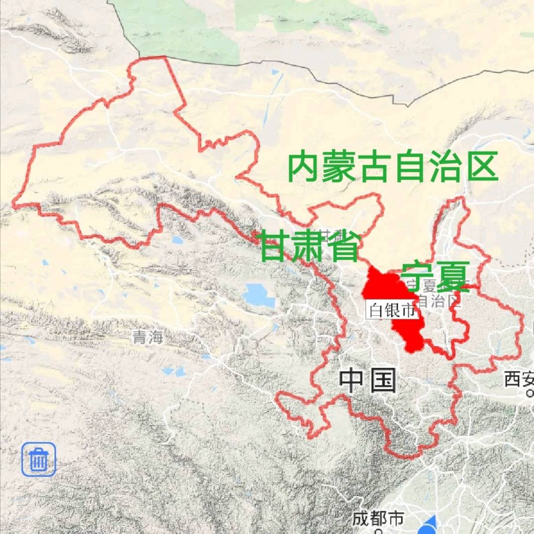 原创白银市2区3县建成区排名,白银区最大,靖远县最小,了解一下?
