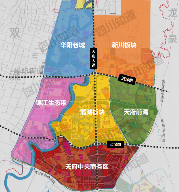 天府新区行政区划图图片