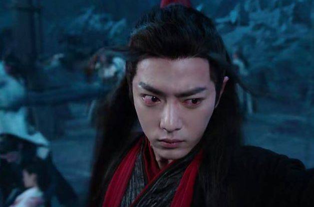 最后一位就是最近很火的肖战了,他在《陈情令》里面饰演了魏无羡,魏无