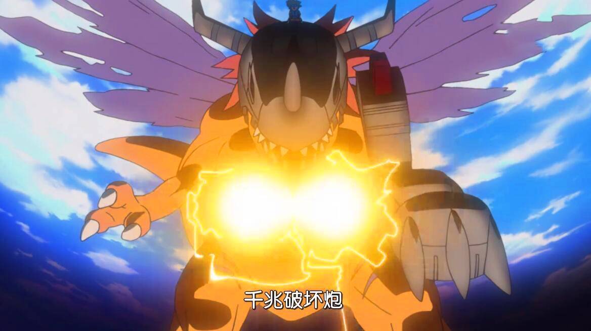 数码宝贝:新版亚古兽太op,花式硬冲上位对手,恶魔兽看后想回家