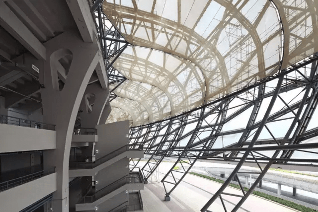 梅洪元作品67大连市体育中心体育场