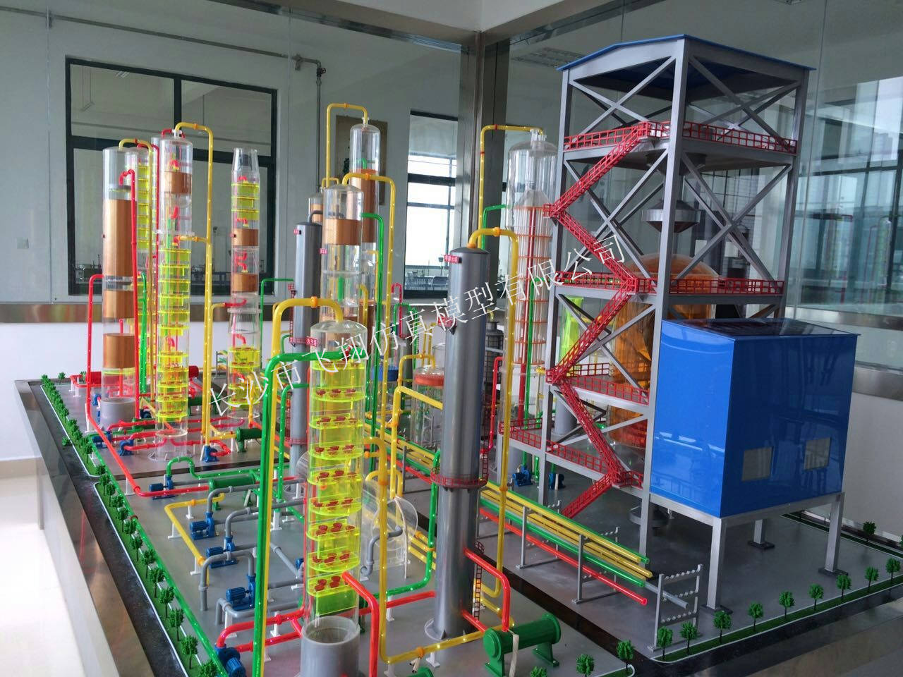 天然气长输管道及城镇燃气输配系统实训模型