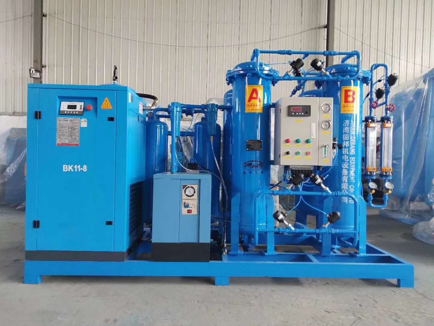 5,工业制氧机对水产养殖的增氧一般用于高附加值的水产品,各种虾类和