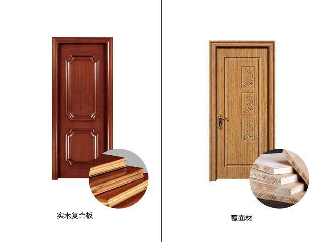 实木复合门的材质通常有两种,一种是干缩湿涨的 实木复合板,一种是 覆