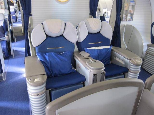 10年前,该航空公司的a330,a340和747飞机都拥有头等舱.