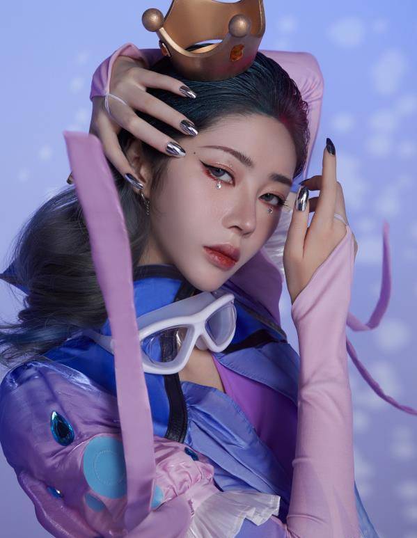 和平精英蔚蓝诱惑军需深海曼妙套装cosplay秀