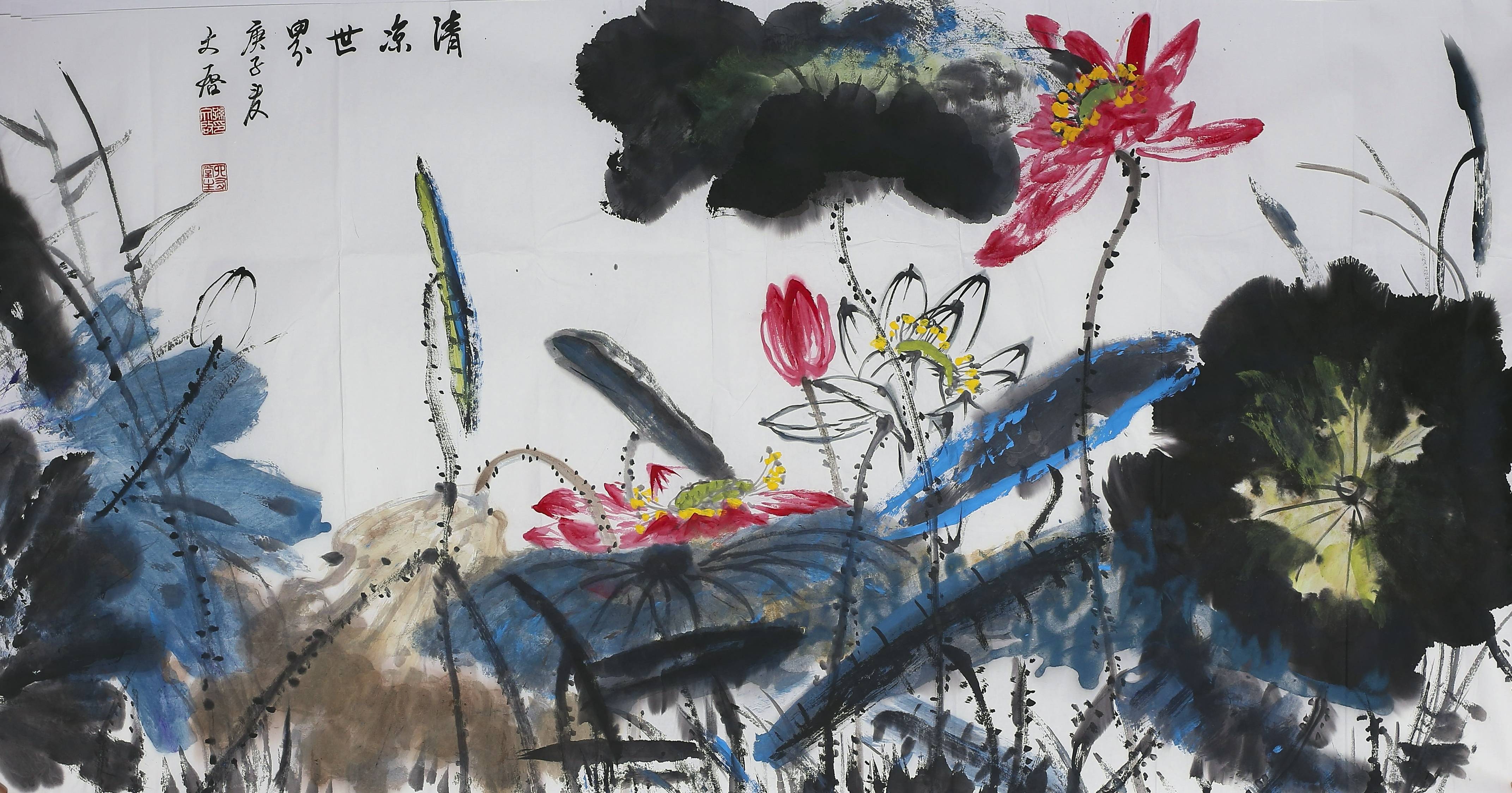 中国画名家画家孙文启花鸟画赏析