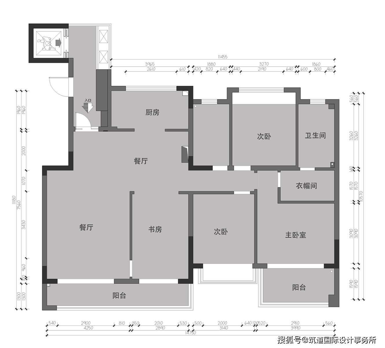 户型图地址·add × 无锡九龙仓御玺 |风格·style × 现代简约 |户型