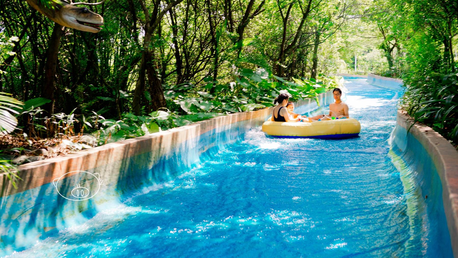 清远|佛冈唯一刺激森林漂,高达3米"海啸"冲浪池,都能满足你