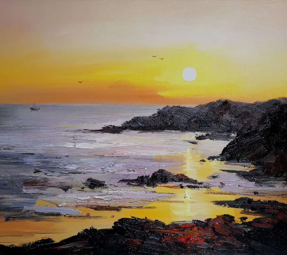 著名油画家薛金拥作品赏析