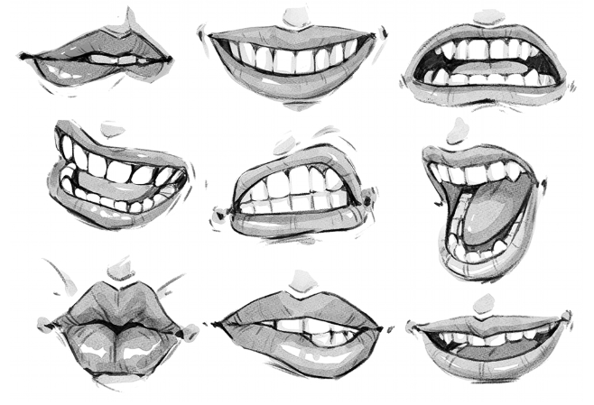 原创如何画出好看的人物嘴唇嘴巴的画法很关键啊9个绘画小技巧