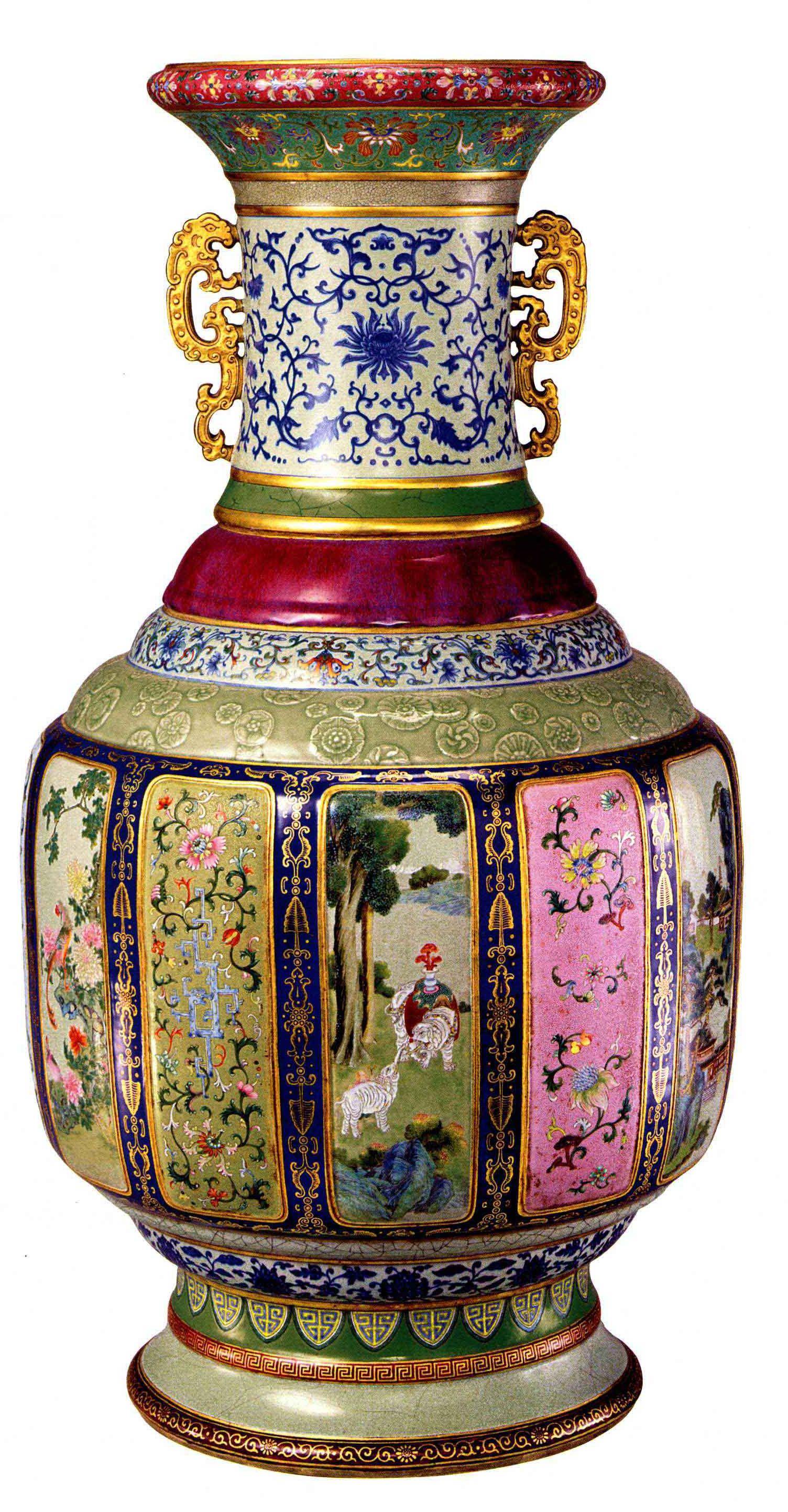 原创中国陶瓷文化有瓷母美称的釉彩大瓶传世仅此一件弥足珍贵