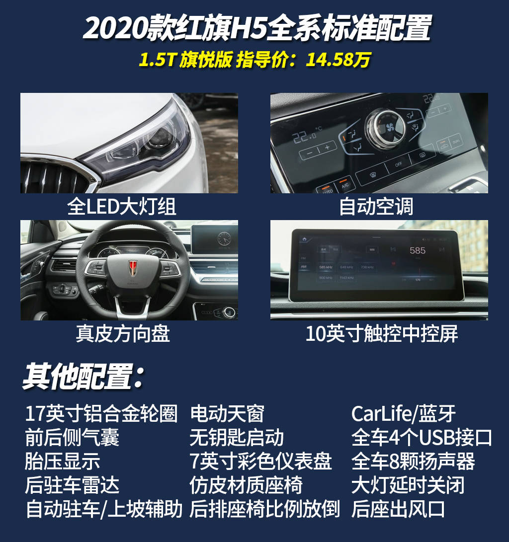 子弹说车 | 动力大幅提升!2020款红旗h5购车手册