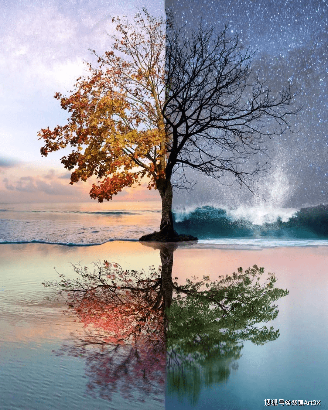 不知名ps大神,一张图表现万物消亡,完美诠释p大点s_作品