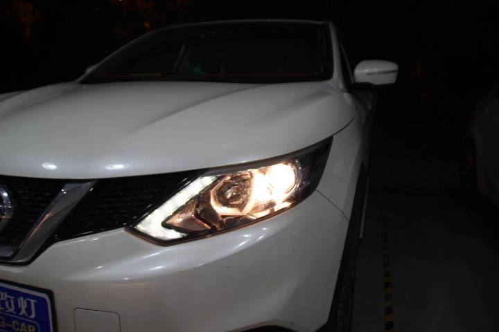 日产逍客改灯升级led大灯 改灯最大提升是颜值哟!