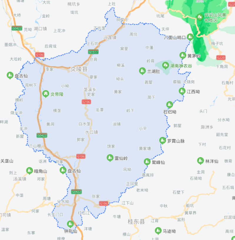 湖南株洲市有一個縣擁有1條鐵路2條高速曾隸屬過湘潭地區