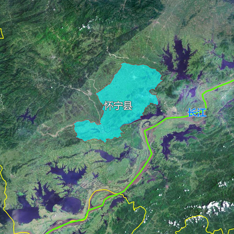 12张地形图快速了解安徽省安庆各市辖区县市