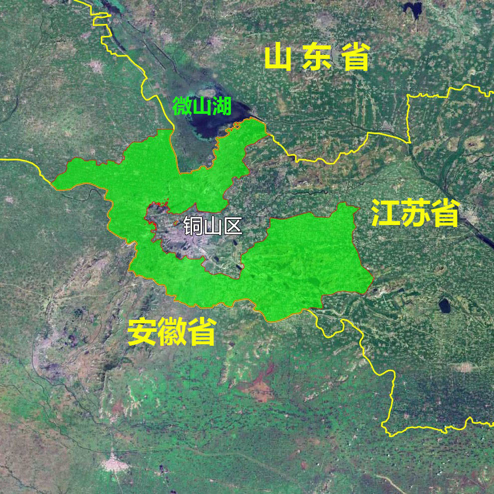 11张地形图,快速了解江苏省徐州各市辖区县市