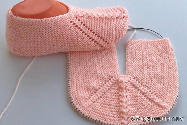 针织作品35款简单的一片式家居地板鞋子美观又好穿