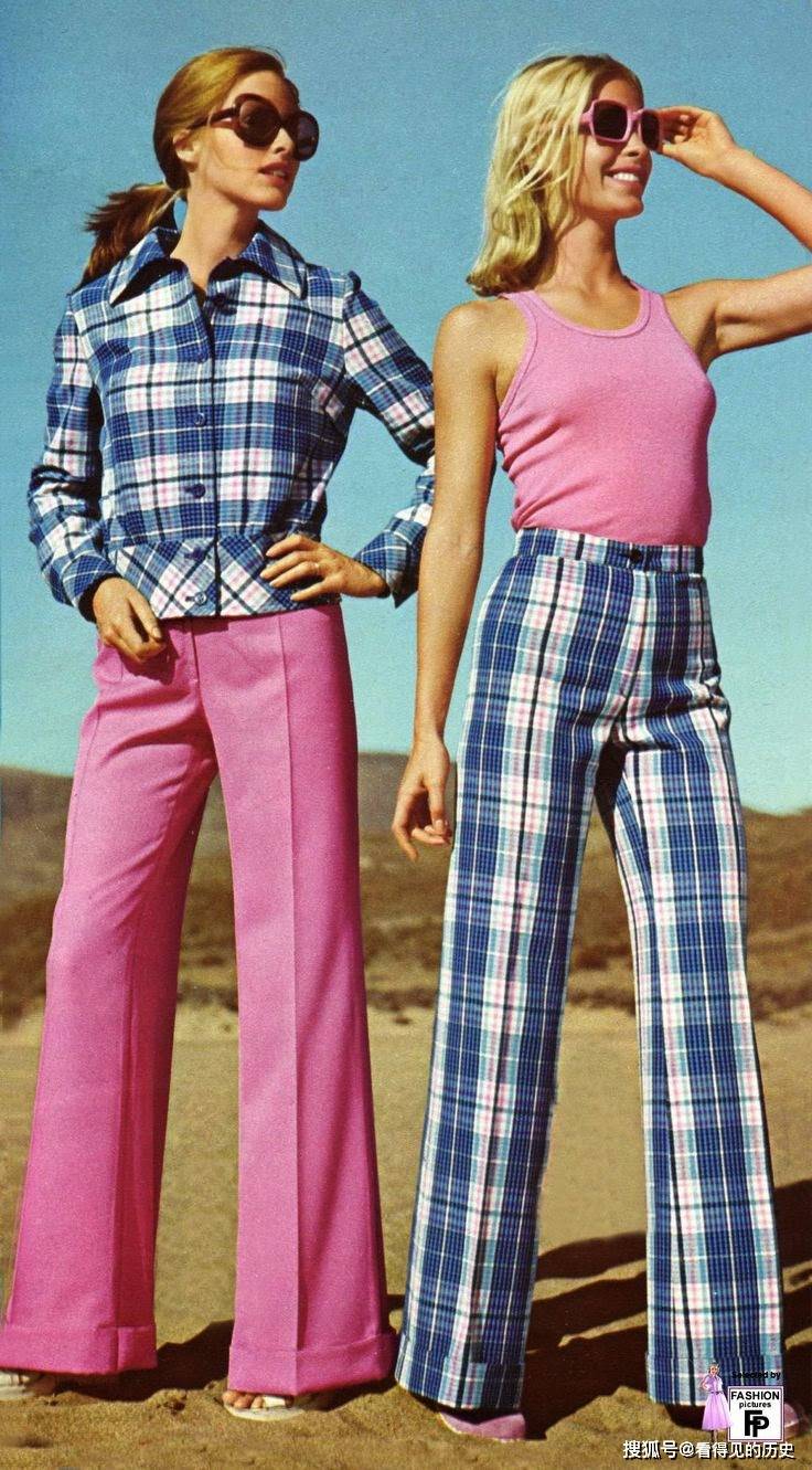 老照片 70年代的时尚流行风