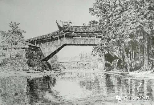 旅游达人蒋忠军:情迷黑白钢笔画,5年"手绘"了200幅