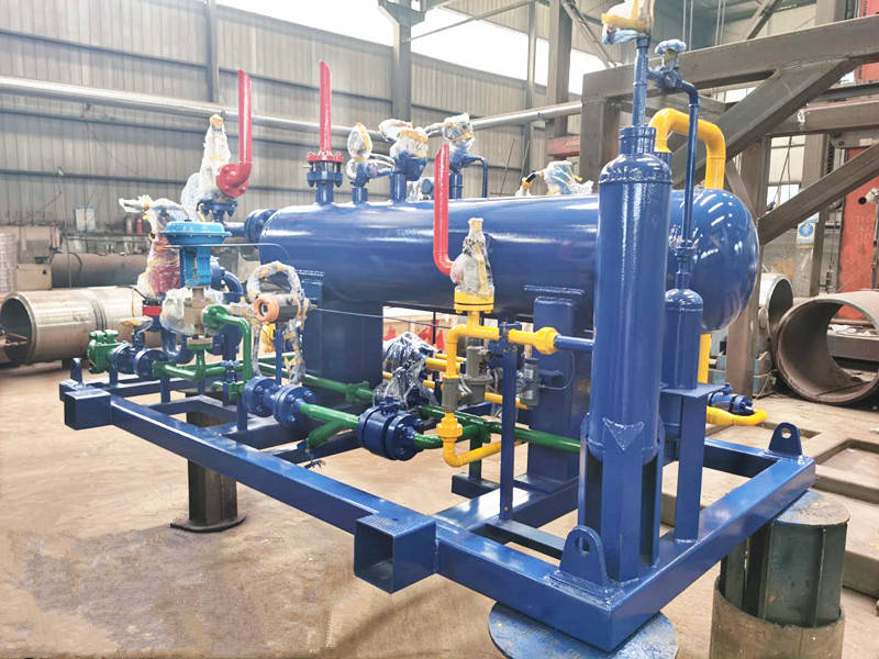 卧式两相油气分离器内部构件和工艺原理