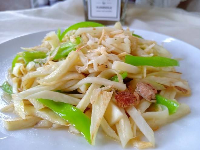 夏日素菜菜谱素炒茭白丝简单美味营养比肉好吃下饭动手吧