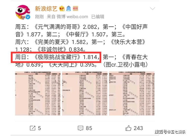 原创恕我直言下一期极限挑战收视率还得扑街