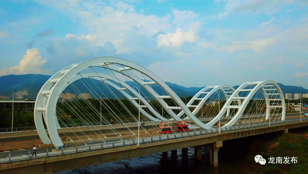 好靓!龙南这座大桥即将竣工