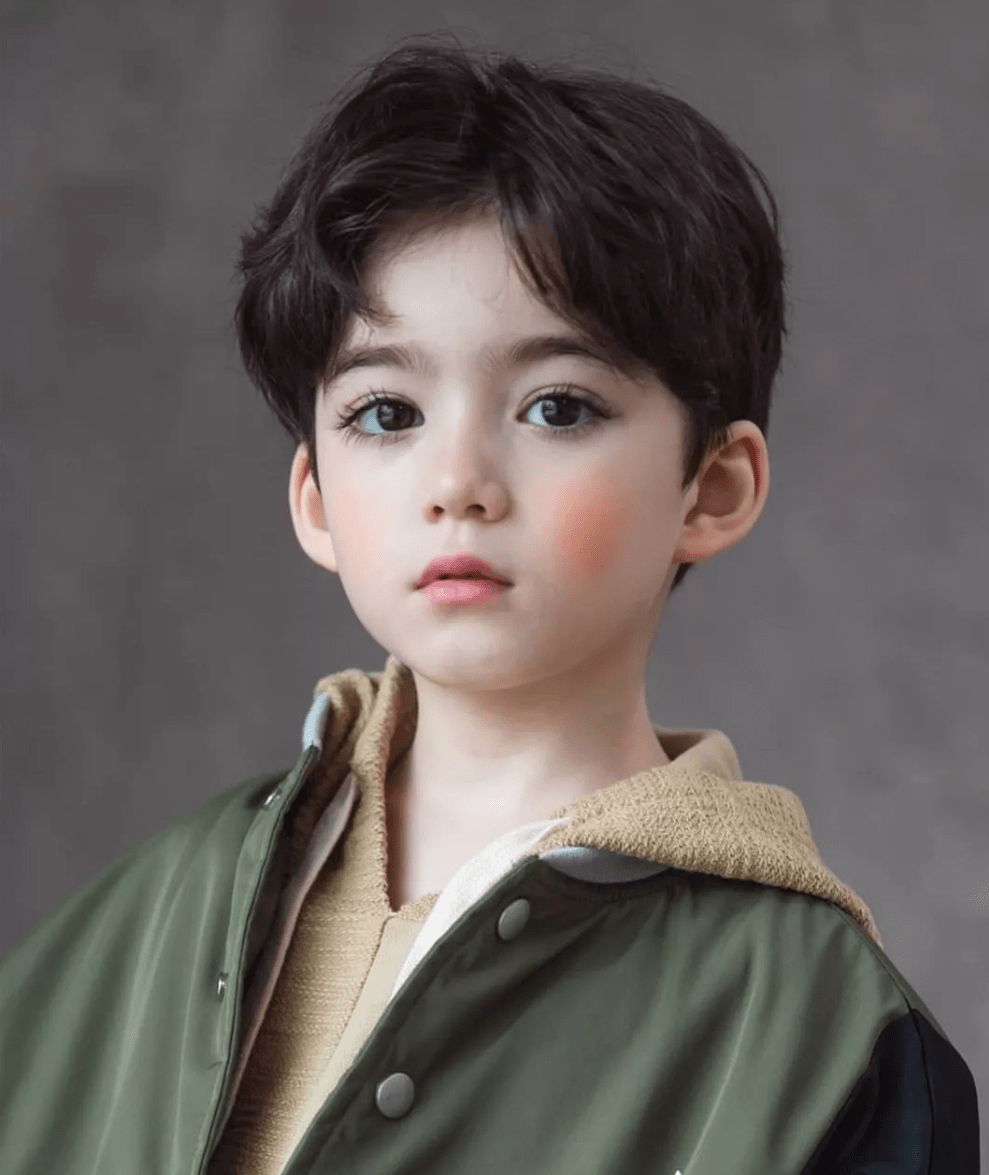 小男孩发型别再乱剪了有这20多款就够了时尚精神真帅气