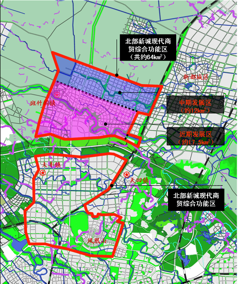 成都北部新区规划图片