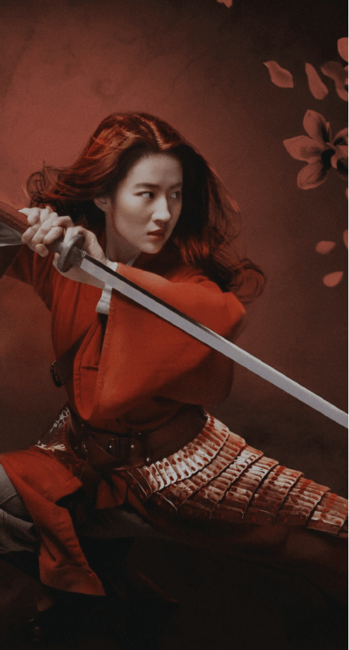 刘亦菲素颜出镜黑衣加白裤状态好也挽救不了花木兰的口碑