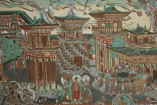 设计敦煌壁画中的中国古建筑
