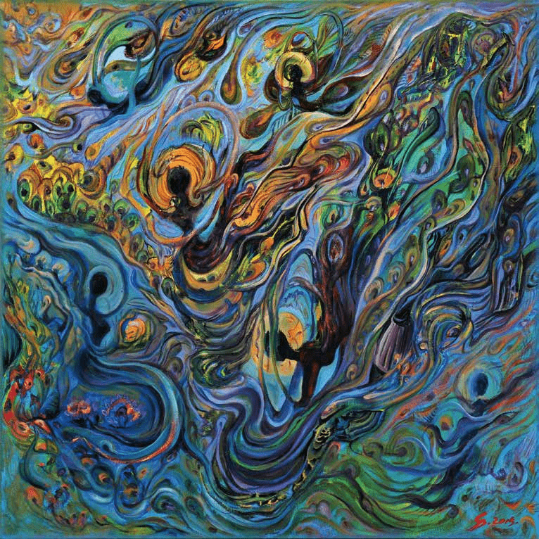 东方意象靳春岱绘画集