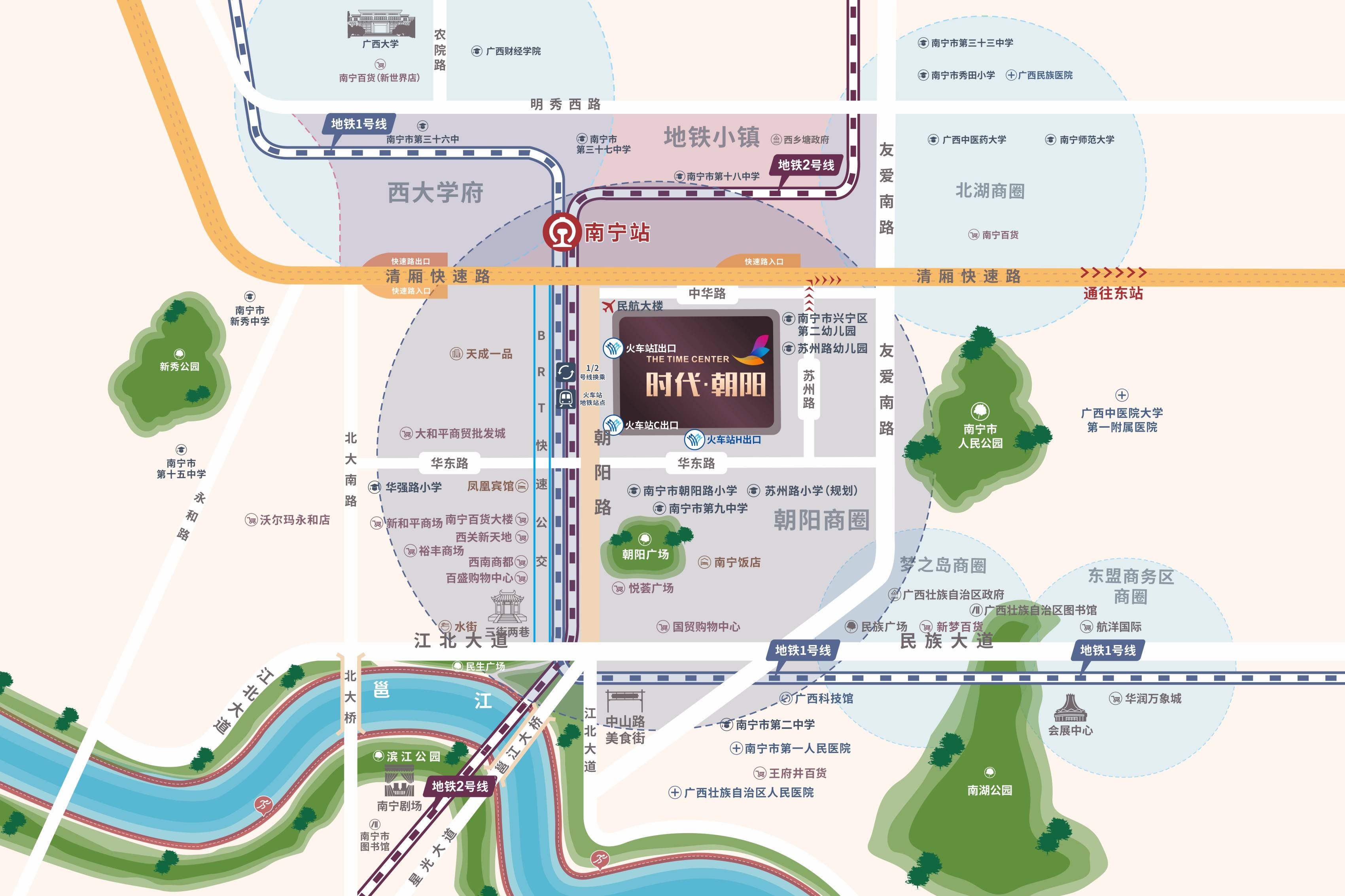 南宁市中心的新楼盘有哪些 南宁市中心商圈楼盘推荐