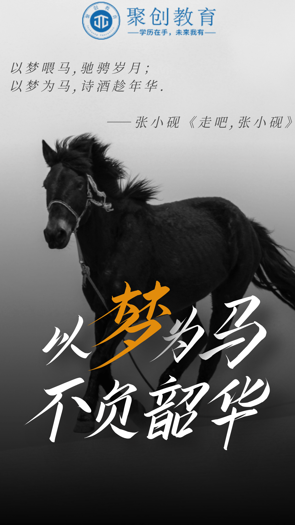 以梦为马,诗酒趁年华