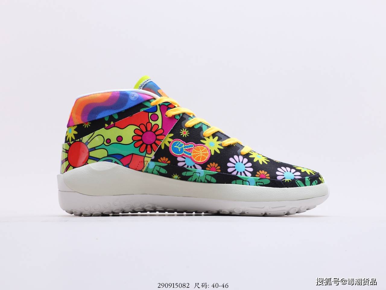 67耐克nikekd13太阳花彩色渐变设计做得越来越好看