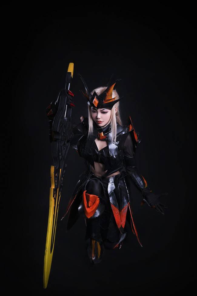 cos:王者荣耀,花木兰水晶猎龙者