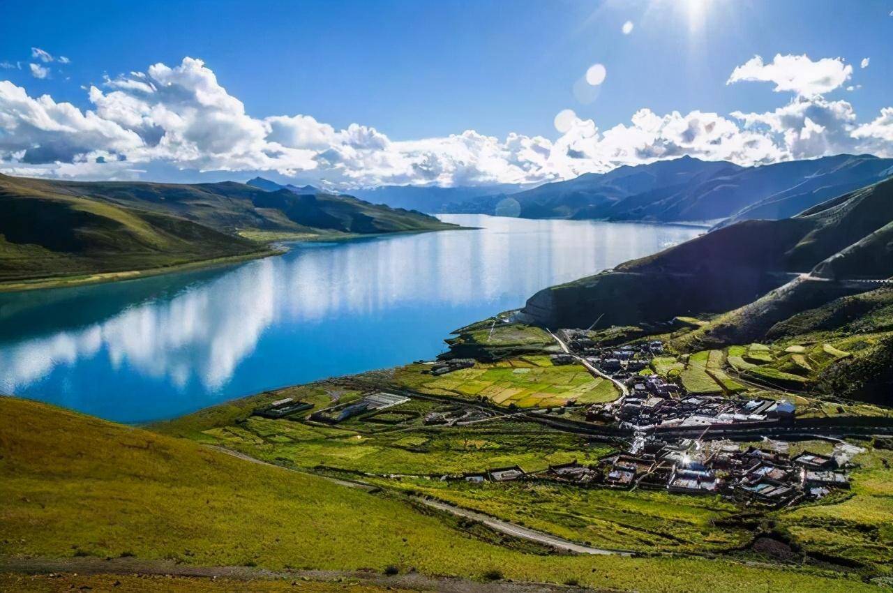 自由诗 风和日丽五月天 腾云西藏游高原