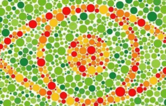 红绿色盲系谱图图片