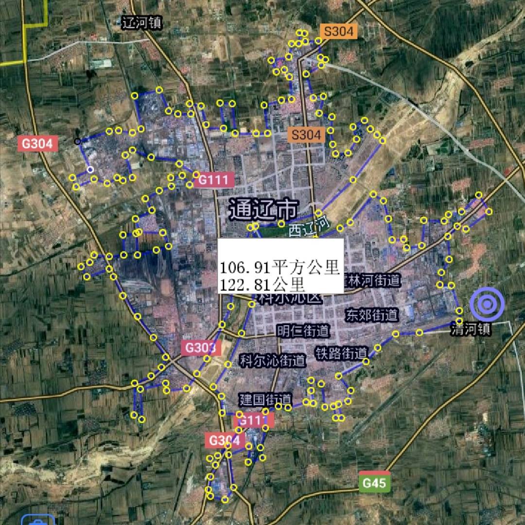 通辽市各地建成区面积排名,科尔沁区最大,你的家乡排第几呢?