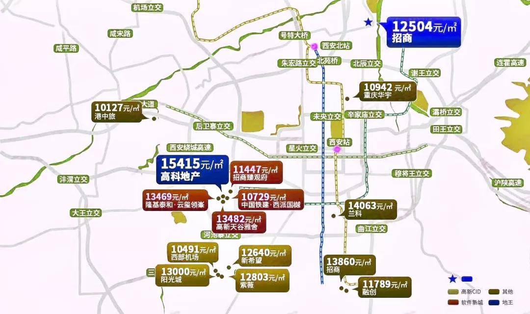 楼面地价频频破万的大西安谁是悟透三环内56f纯正洋房价值的王者